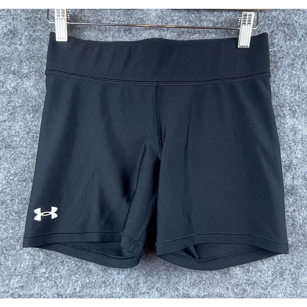 Under Armour Shorts Womens‎ Small Black Athletic Sporty Workout Running